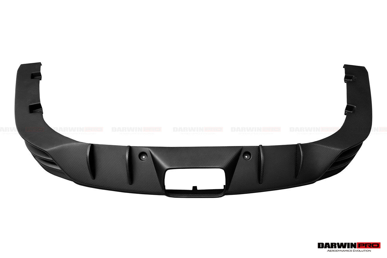 2017 - 2019 Porsche 911 991.2 GT3 Only BKSS Style Carbon Fiber Rear Lip Diffuser