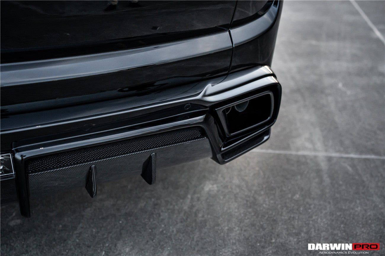 2018 - 2024 Rolls-Royce Cullinan BKSS Style Carbon Fiber Rear Lip Diffuser