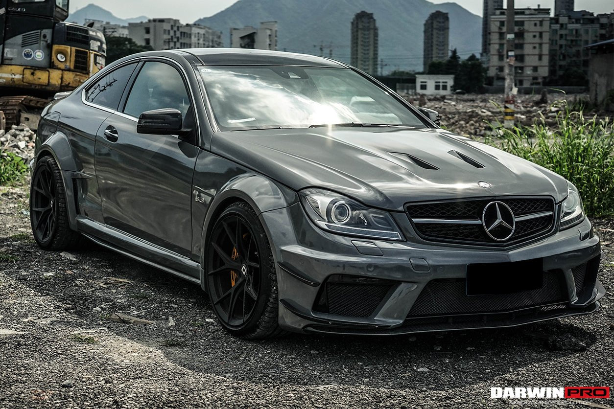 2012 - 2014 Mercedes Benz W204 C Class Coupe BKSS Style Wide Full Body Kit