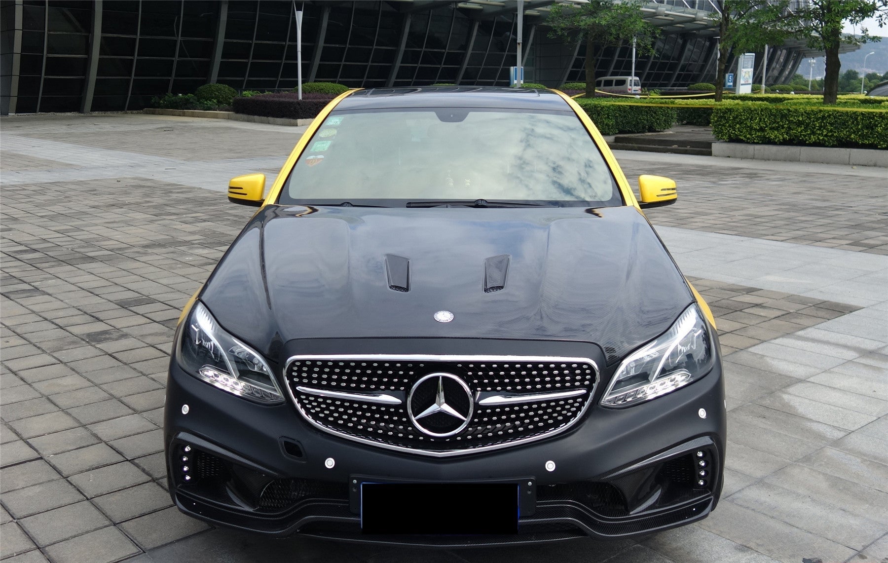 2014 - 2016 Mercedes Benz E Class W212 BKSS Style Hood