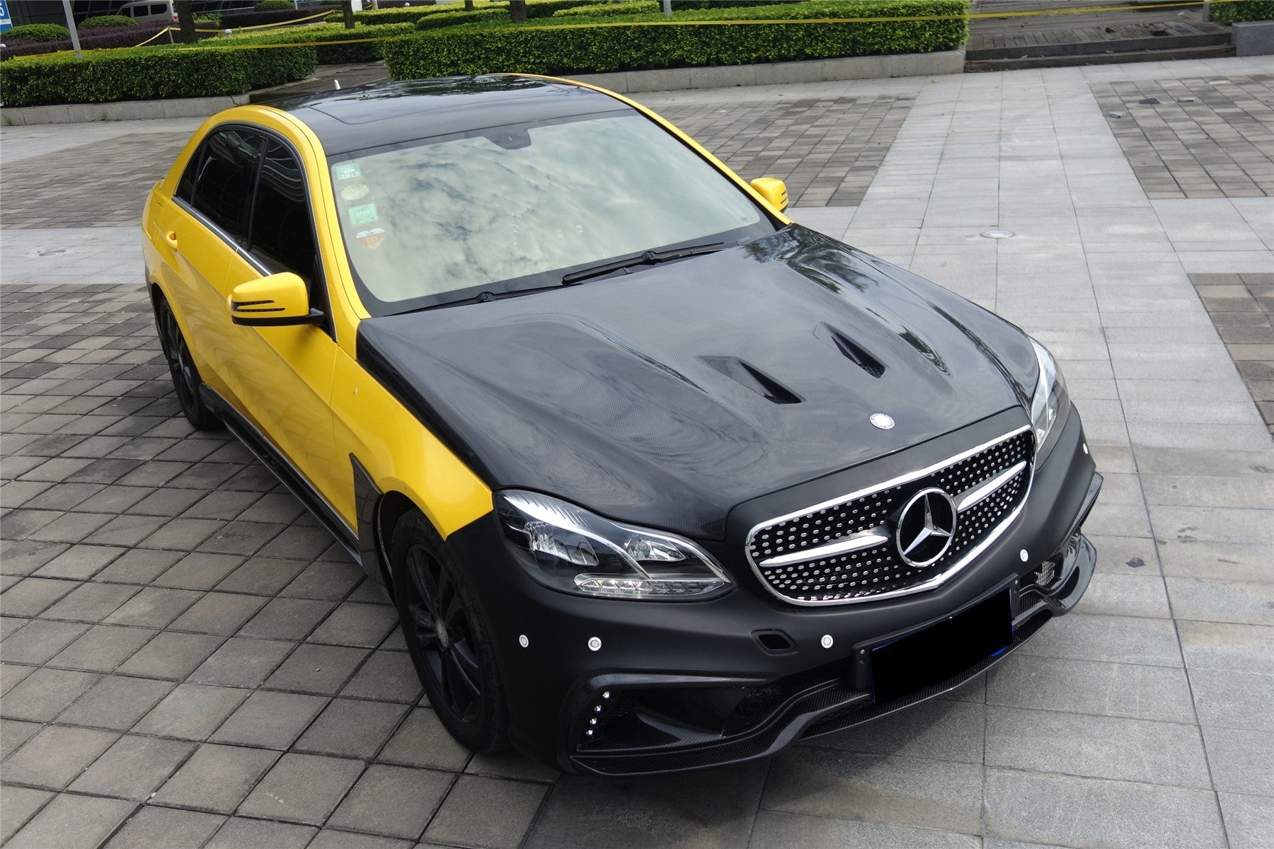 2014 - 2016 Mercedes Benz E Class W212 BKSS Style Hood