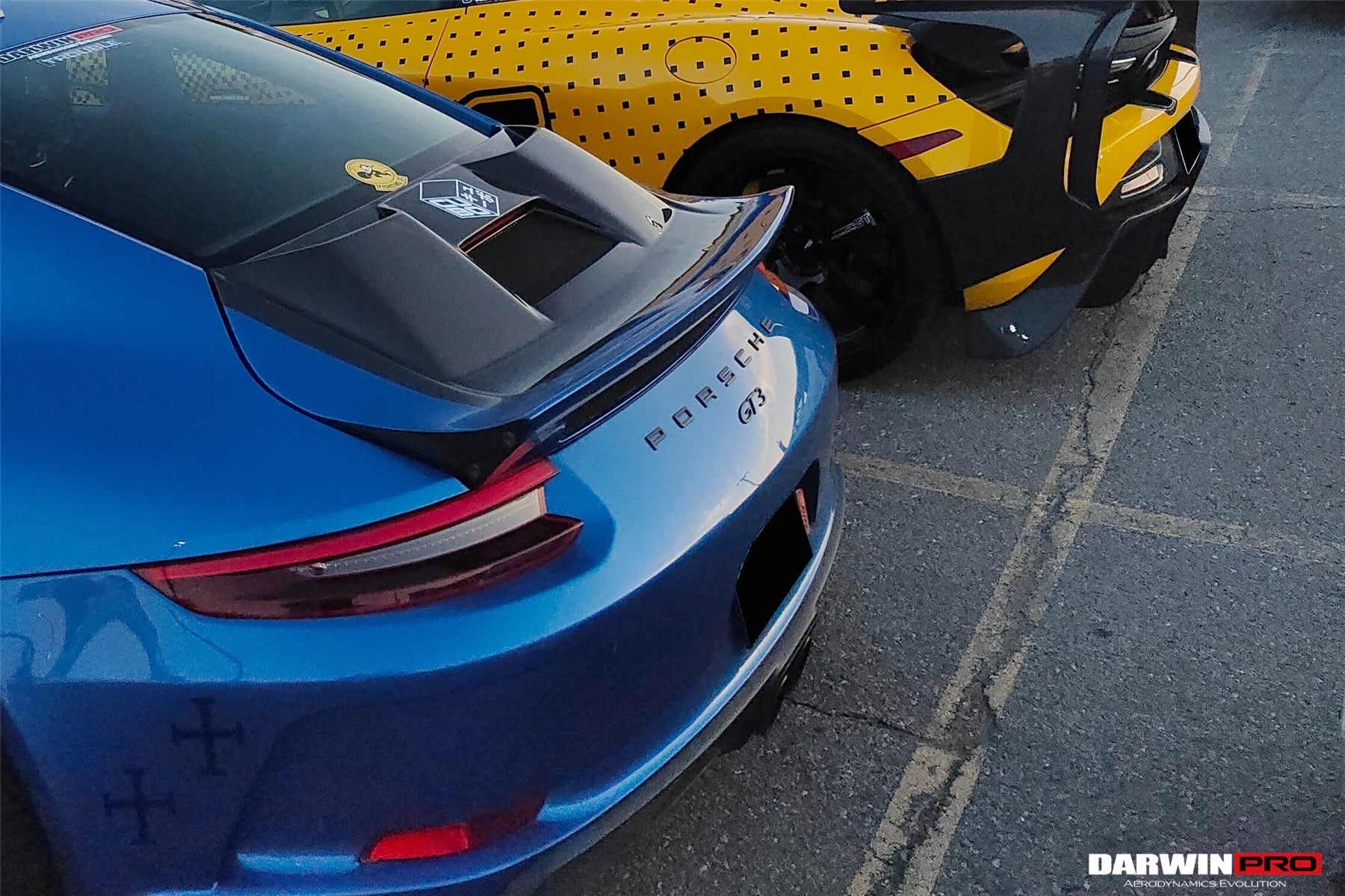 2017 - 2019 Porsche 911 991.2 GT3 Only GT2RS Style Ducktail Spoiler with LED Light