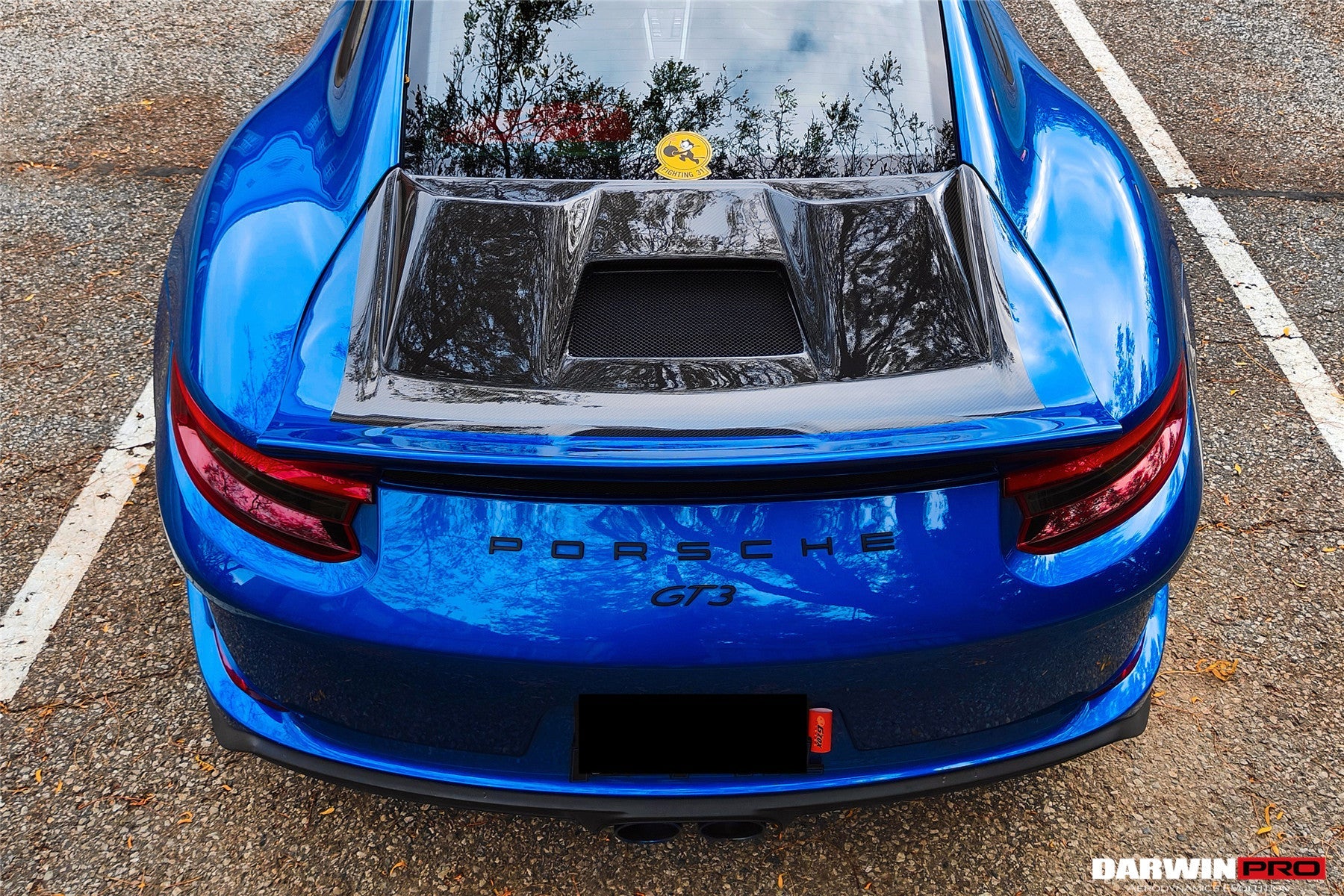 2017 - 2019 Porsche 911 991.2 GT3 Only GT2RS Style Ducktail Spoiler with LED Light