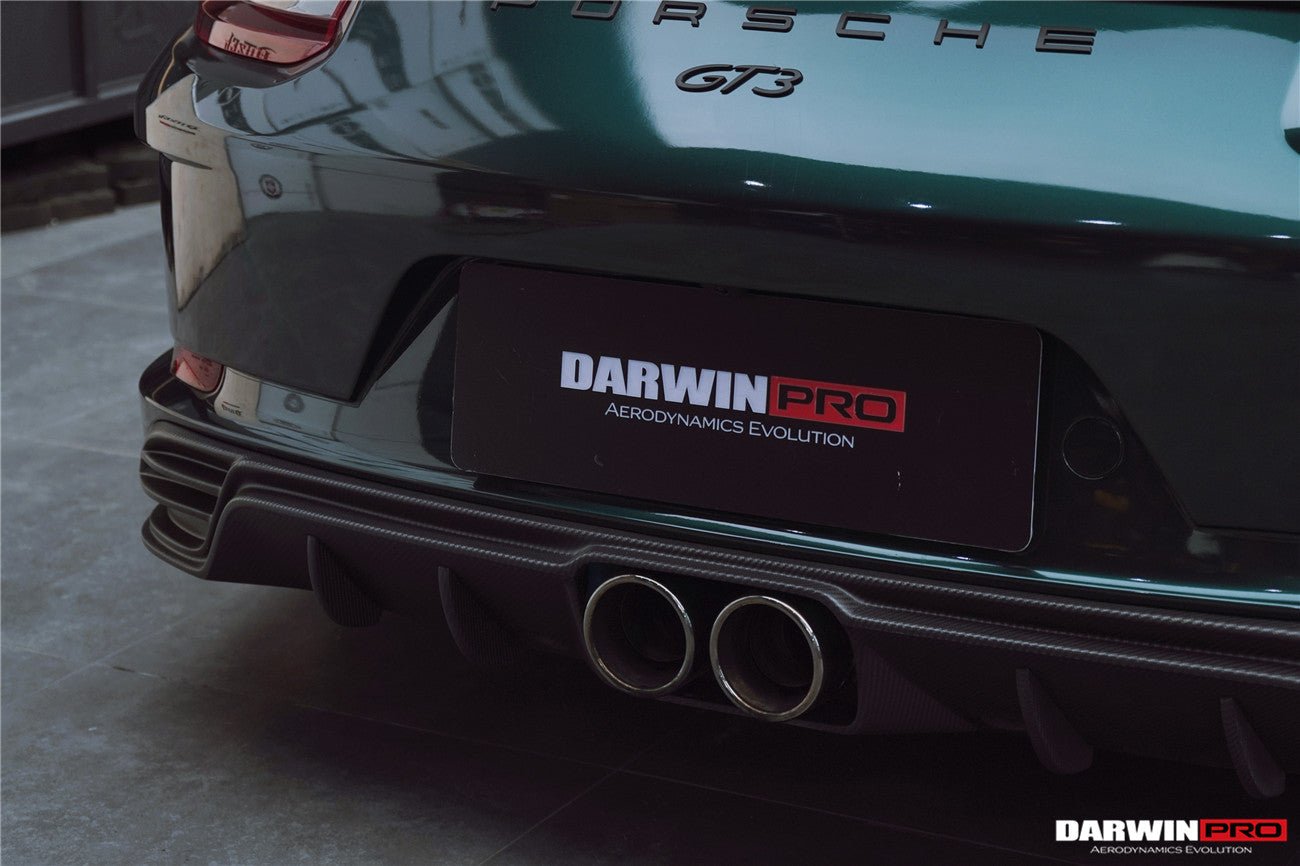 2017 - 2019 Porsche 911 991.2 GT3 Only BKSS Style Carbon Fiber Rear Lip Diffuser