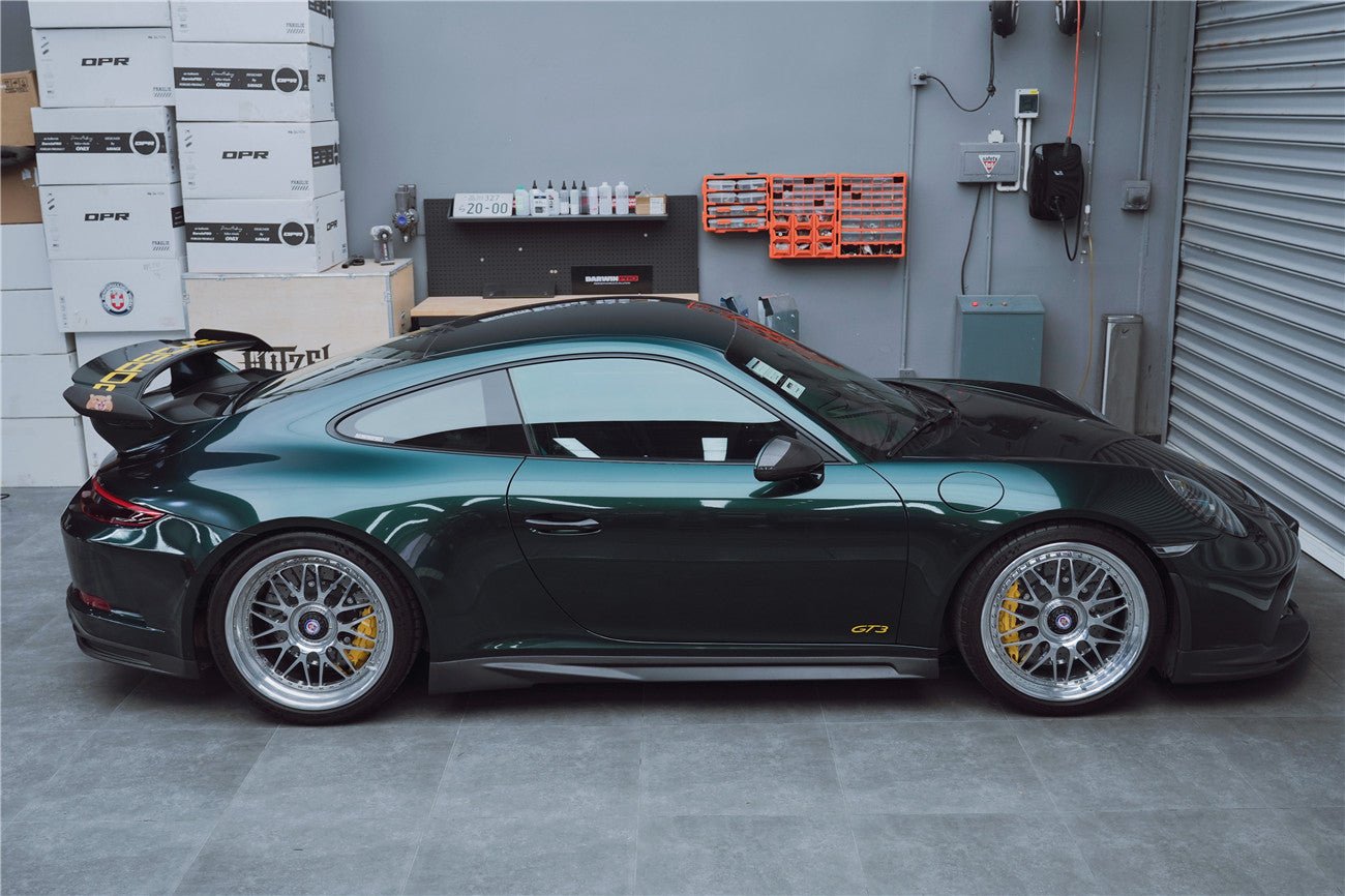2017 - 2019 Porsche 911 991.2 GT3 Only BKSS Style Carbon Fiber Side Skirts