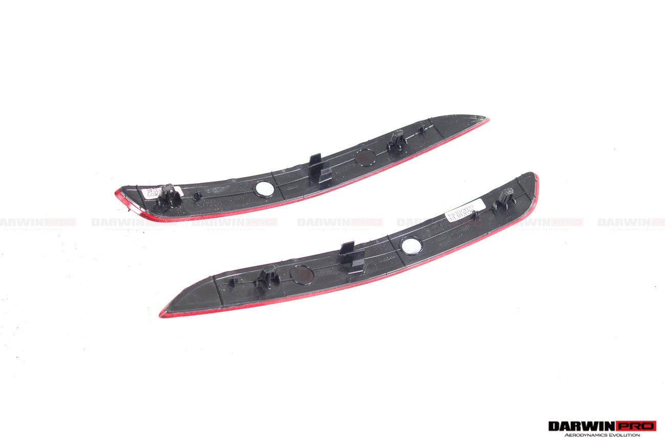 2019 - 2024 Porsche 911 992 Carrera & S & 4 & 4S & Targa & Cabriolet GT3 Style Rear Bumper Red Reflector Panels