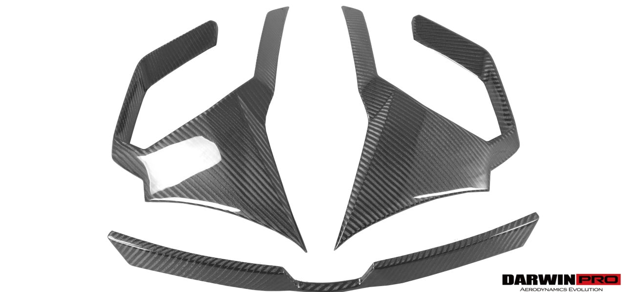Lamborghini Urus IMP Style Carbon Fiber Front Bumper Side Vent Covers No ACC 2018-2022