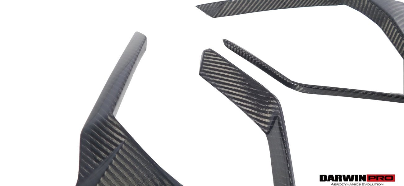 Lamborghini Urus IMP Style Carbon Fiber Front Bumper Side Vent Covers No ACC 2018-2022
