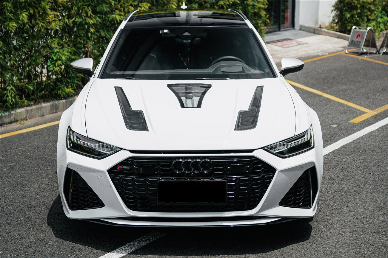 2019 - 2023 Audi RS6 Avant C8 IMP Performance Partial Carbon Fiber Hood