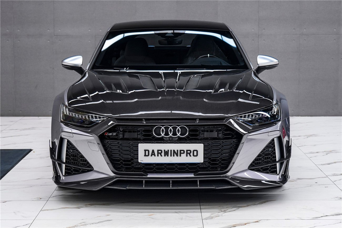 Audi RS6 Avant / RS7 C8 IMP Performance Carbon Fiber Front Bumper Canards 2019+