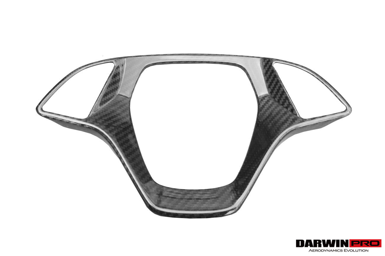 2013 - 2019 Corvette C7 Z06 Grandsport Dry Carbon Fiber Interior Steering Wheel Cover Trim