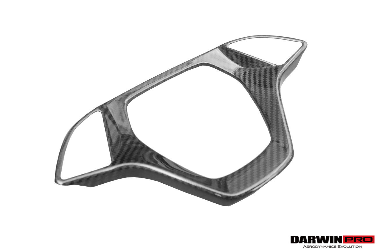 2013 - 2019 Corvette C7 Z06 Grandsport Dry Carbon Fiber Interior Steering Wheel Cover Trim