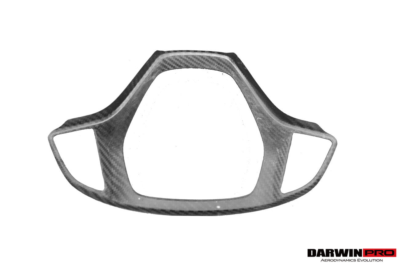 2013 - 2019 Corvette C7 Z06 Grandsport Dry Carbon Fiber Interior Steering Wheel Cover Trim