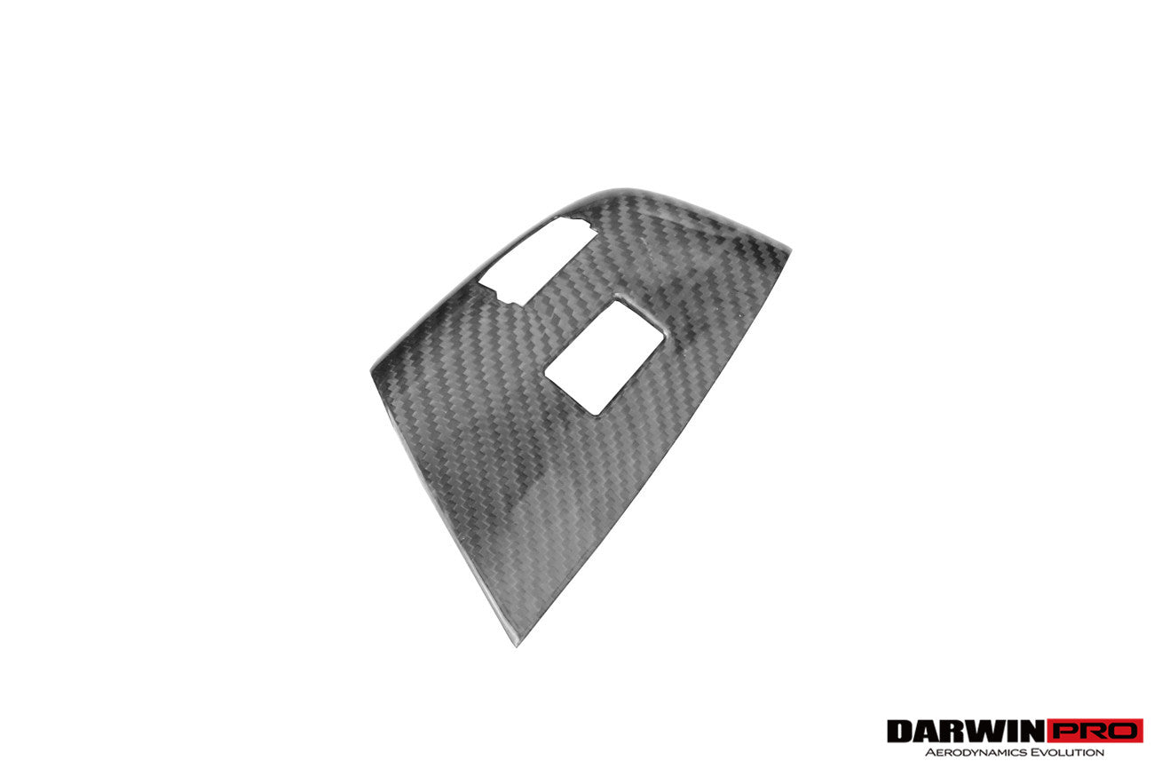 2013 - 2019 Corvette C7 Z06 Grandsport Dry Carbon Fiber Interior Passenger Window Switch Side Armrest Panel Cover Trim