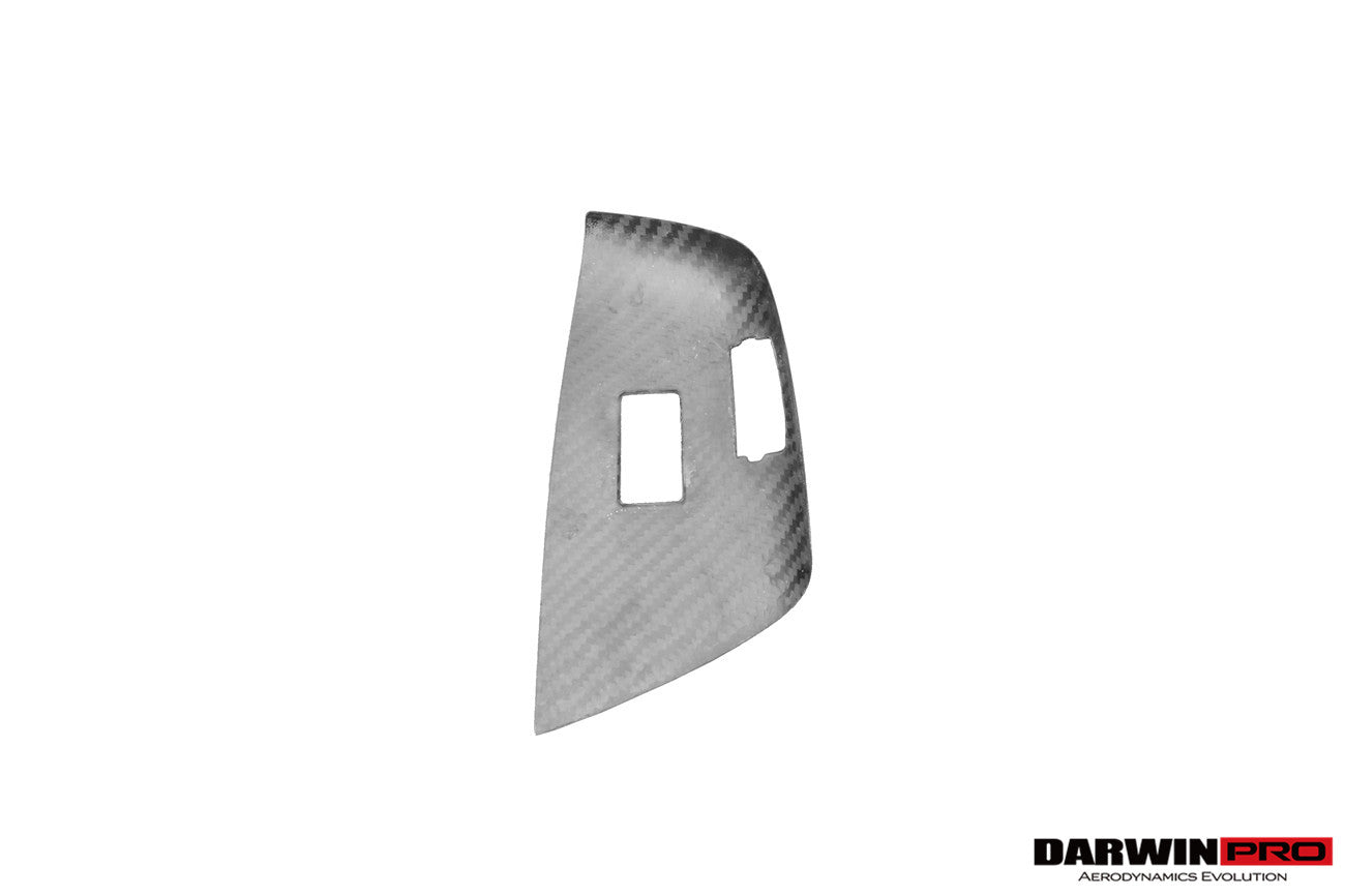 2013 - 2019 Corvette C7 Z06 Grandsport Dry Carbon Fiber Interior Passenger Window Switch Side Armrest Panel Cover Trim