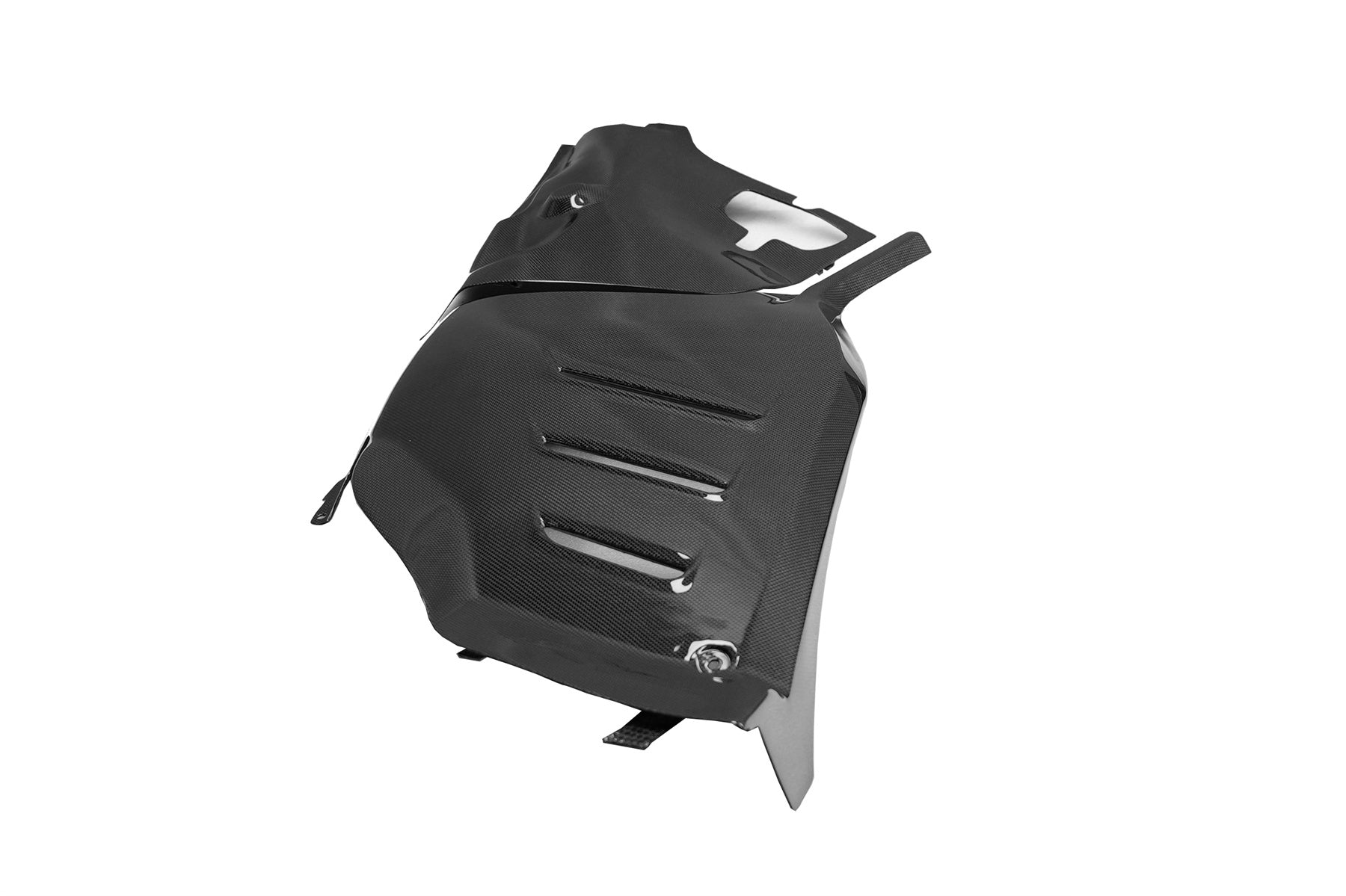 2023 - 2025 Ferrari Purosangue FUV Type F175 OEM Style Dry Carbon Fiber Inner Engine Cover (2PCS)