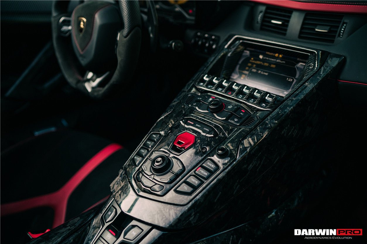 Lamborghini Aventador LB834 OE Style Carbon Fiber Navigation Screen Inner Panel 2011-2016