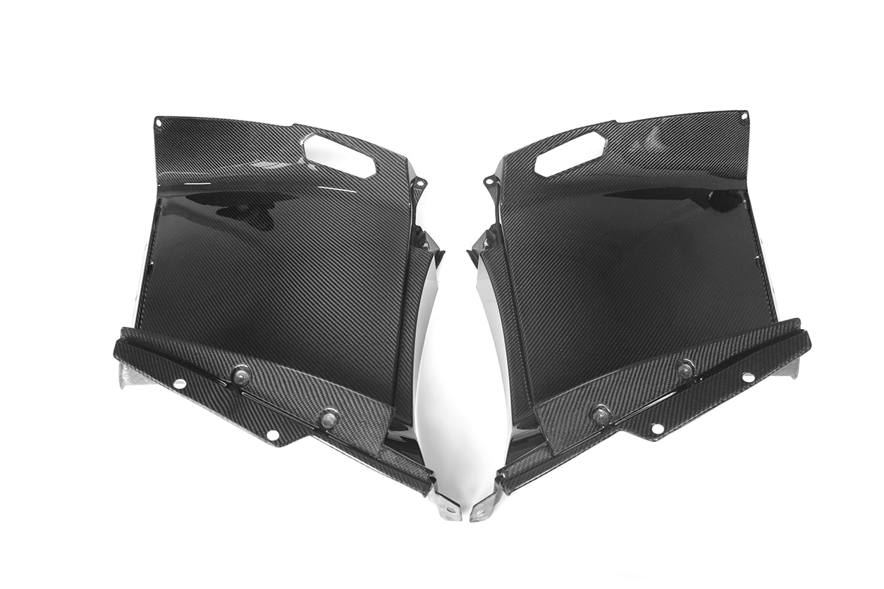 Lamborghini Aventador LP700 Coupe OEM Style Carbon Fiber Quarter Panel Fender Air Intake Side Vents 2011-2016