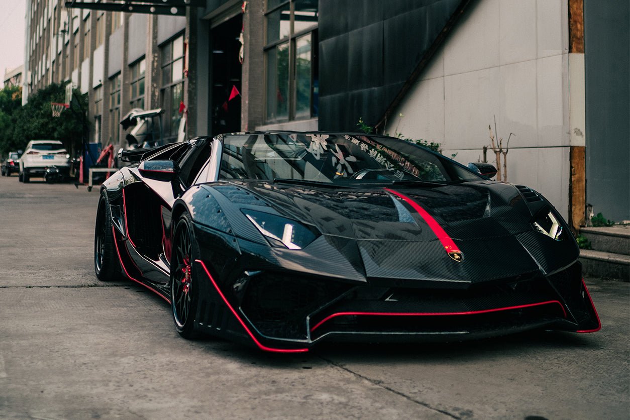 Lamborghini Aventador LB834 SV-BKSSII Style Wide Body Carbon Fiber Aero Full Kit 2011-2016