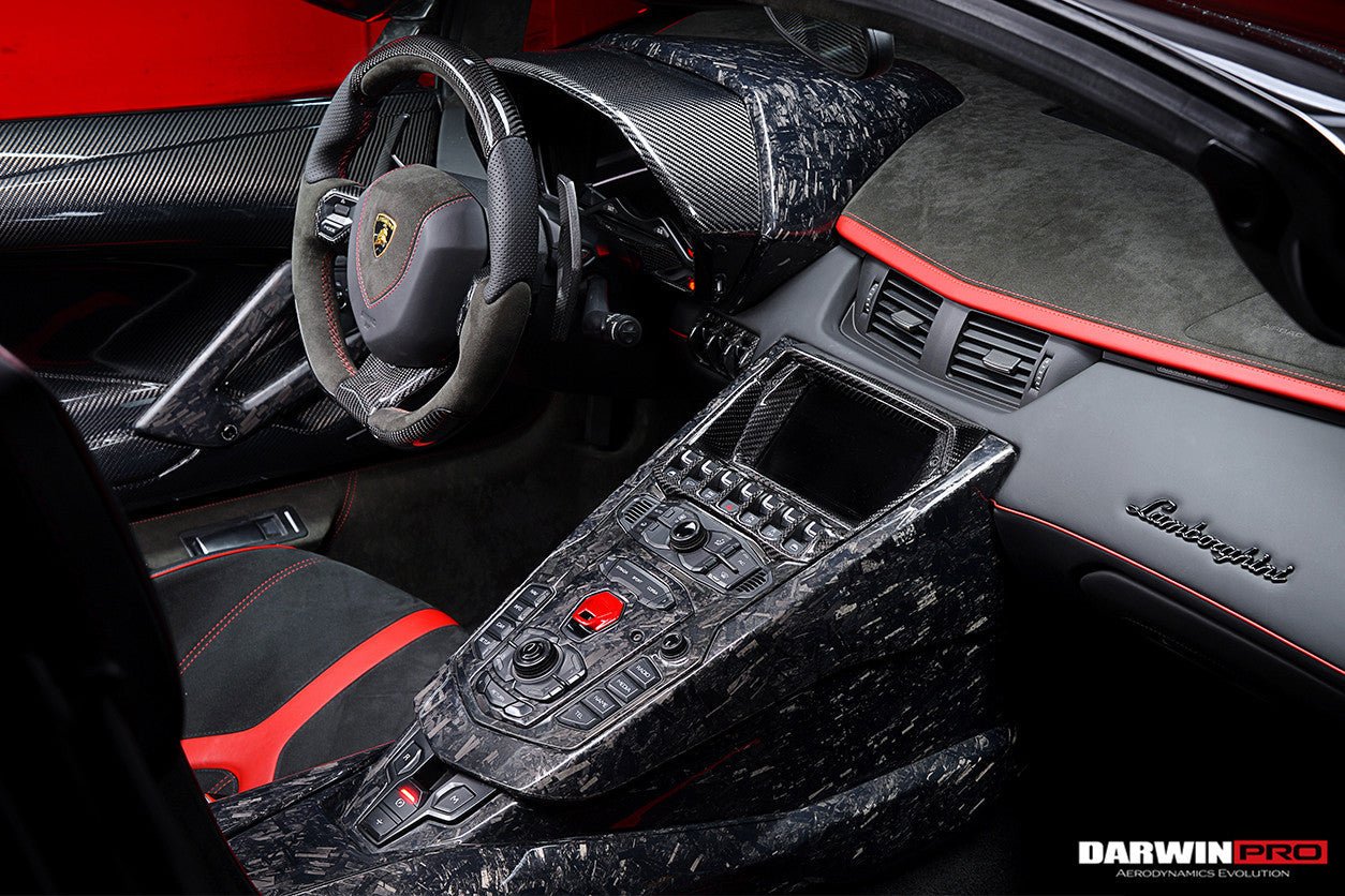 2011-2016 Lamborghini Aventador LP700 Carbon Fiber Center Console - DarwinPRO Aerodynamics