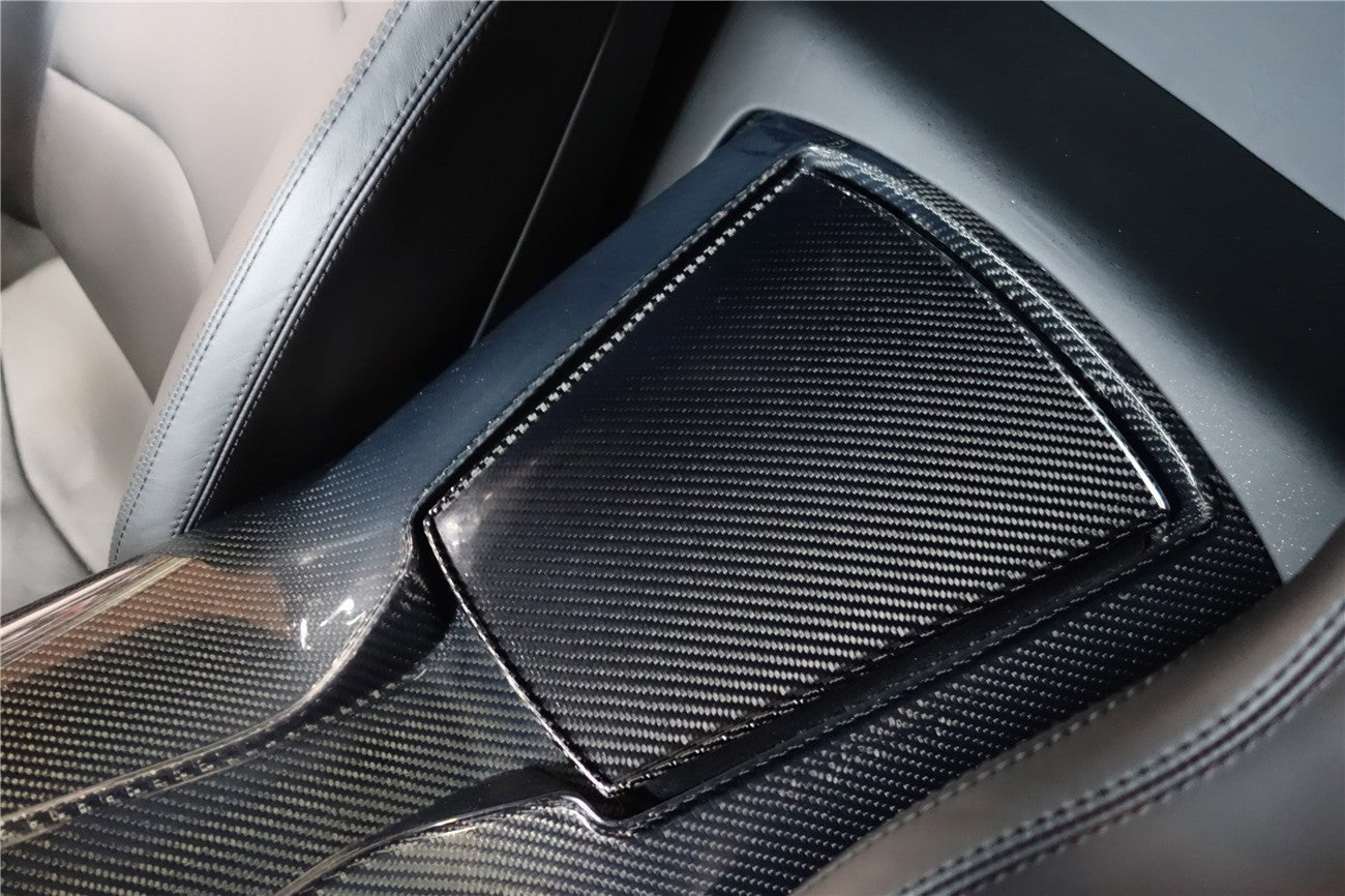 Lamborghini Aventador LP700 LP720 LP750 SV Carbon Fiber Center Console Storage Shelf Covers 2011-2016