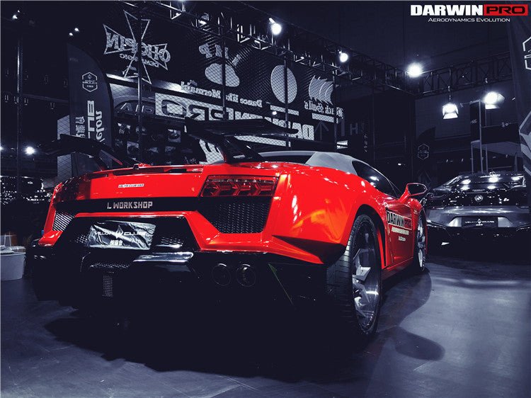 2004-2014 Lamborghini Gallardo Spyder Only IRON Trunk Spoiler Wing - DarwinPRO Aerodynamics