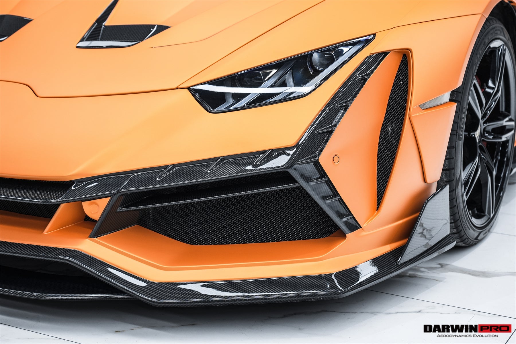 2015 - 2025 Lamborghini Huracan LP610 & LP580 & EVO & Tecnica BKSSII Style Front Bumper