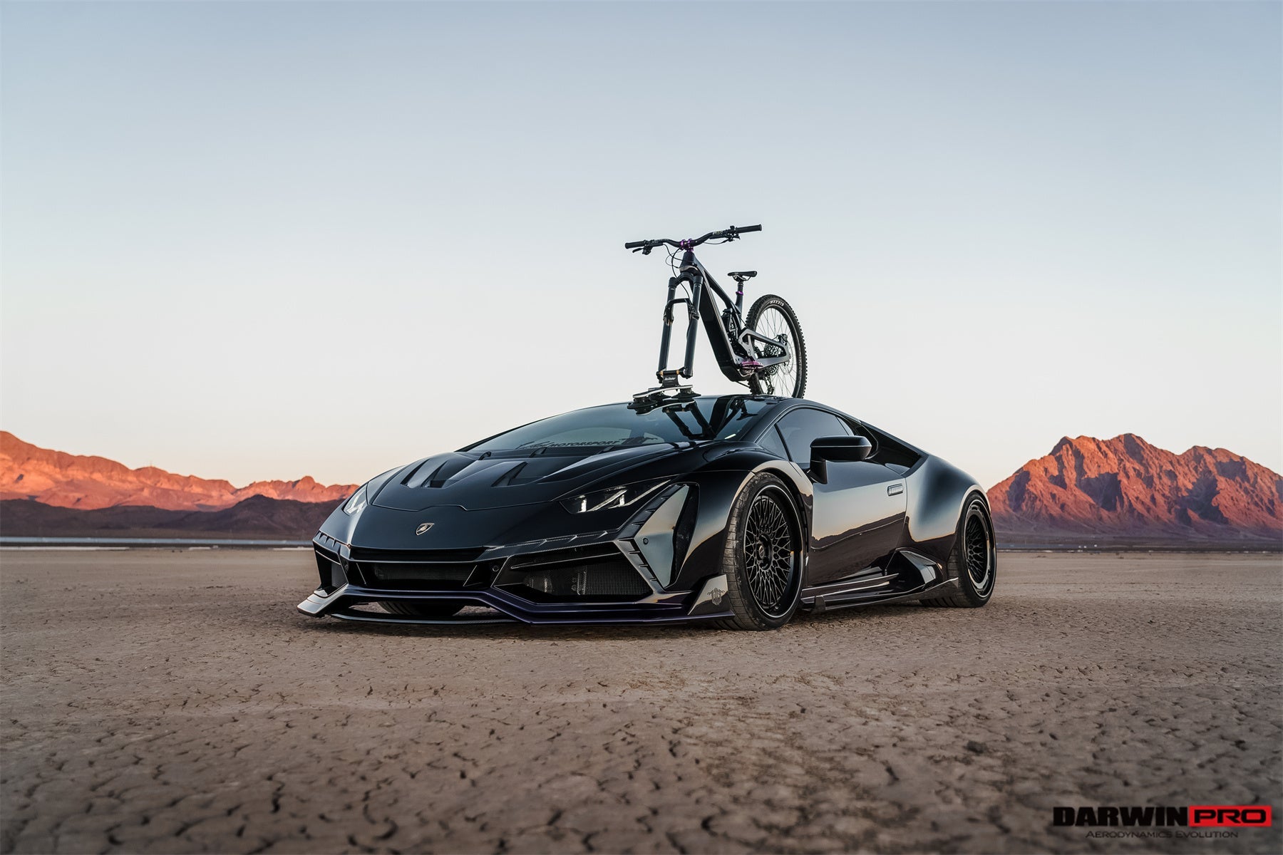 Darwinpro Lamborghini Huracan BKSSII Style Front Wide Fenders (2015-2025)