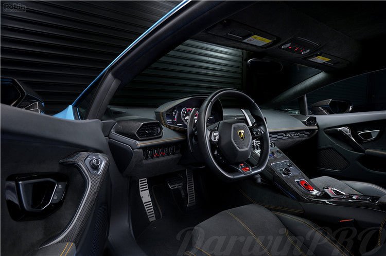 DarwinPRO 2015-2023 Lamborghini Huracan LP610 & LP580 & EVO Autoclave Carbon Fiber Door Handle - DarwinPRO Aerodynamics