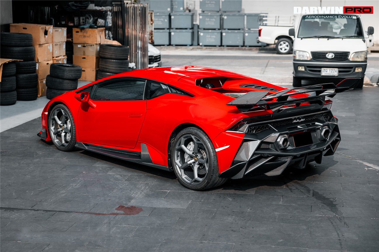 Lamborghini Huracan EVO / Tecnica BKSSII Style Carbon Fiber Rear Bumper 2019-2025