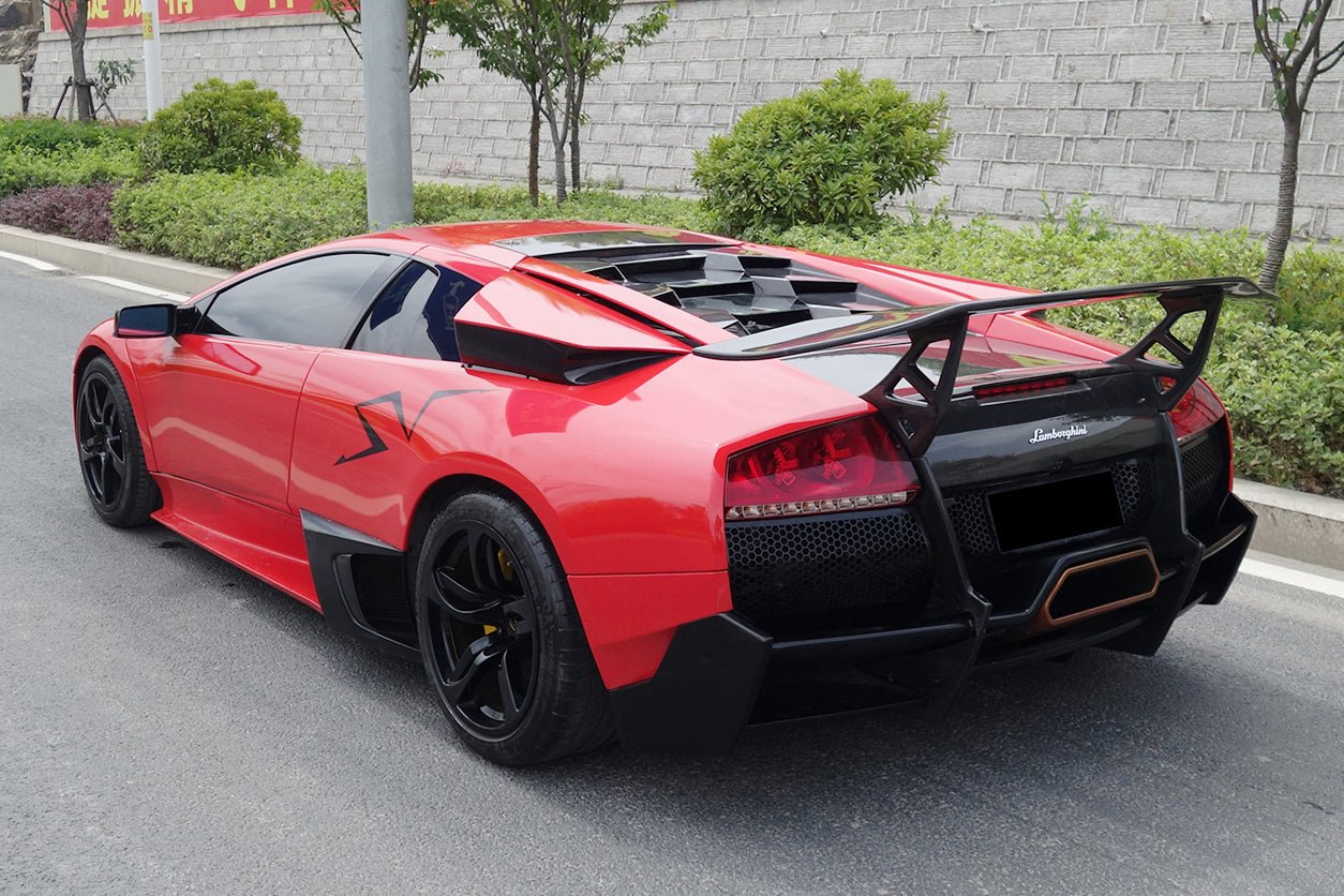 2001-2010 Lamborghini Murcielago SV Style Rear Bumper & Wing - DarwinPRO Aerodynamics