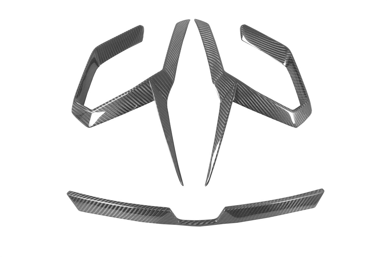 Lamborghini Urus iMP Design Carbon Fiber Front Bumper Vent Trims 2018-2022
