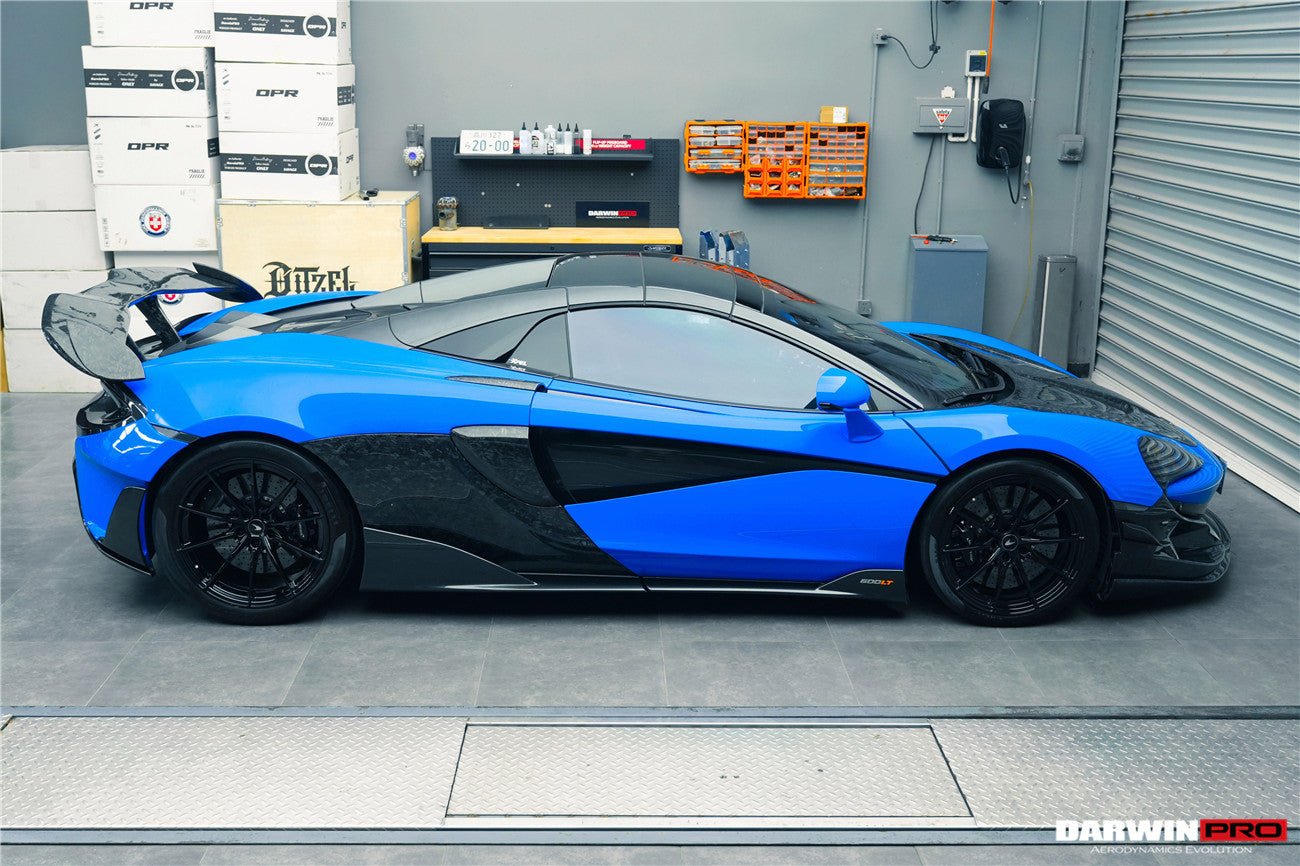2018-2021 McLaren 600lt Carbon Fiber Quarter Panel Side Scoops - DarwinPRO Aerodynamics