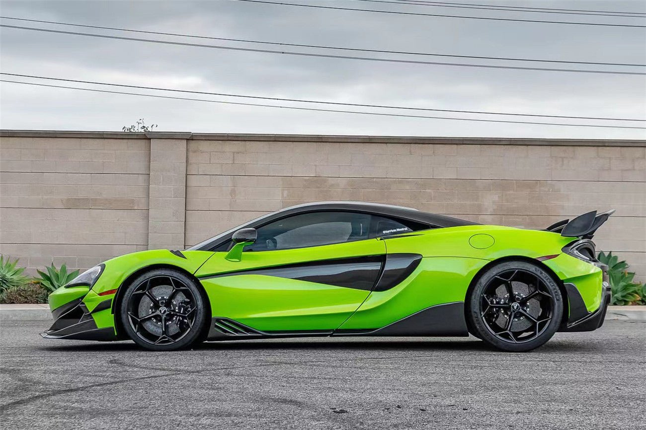 McLaren 540C 570S 600LT BKSS Style Carbon Fiber Side Skirts Under Board 2015-2021