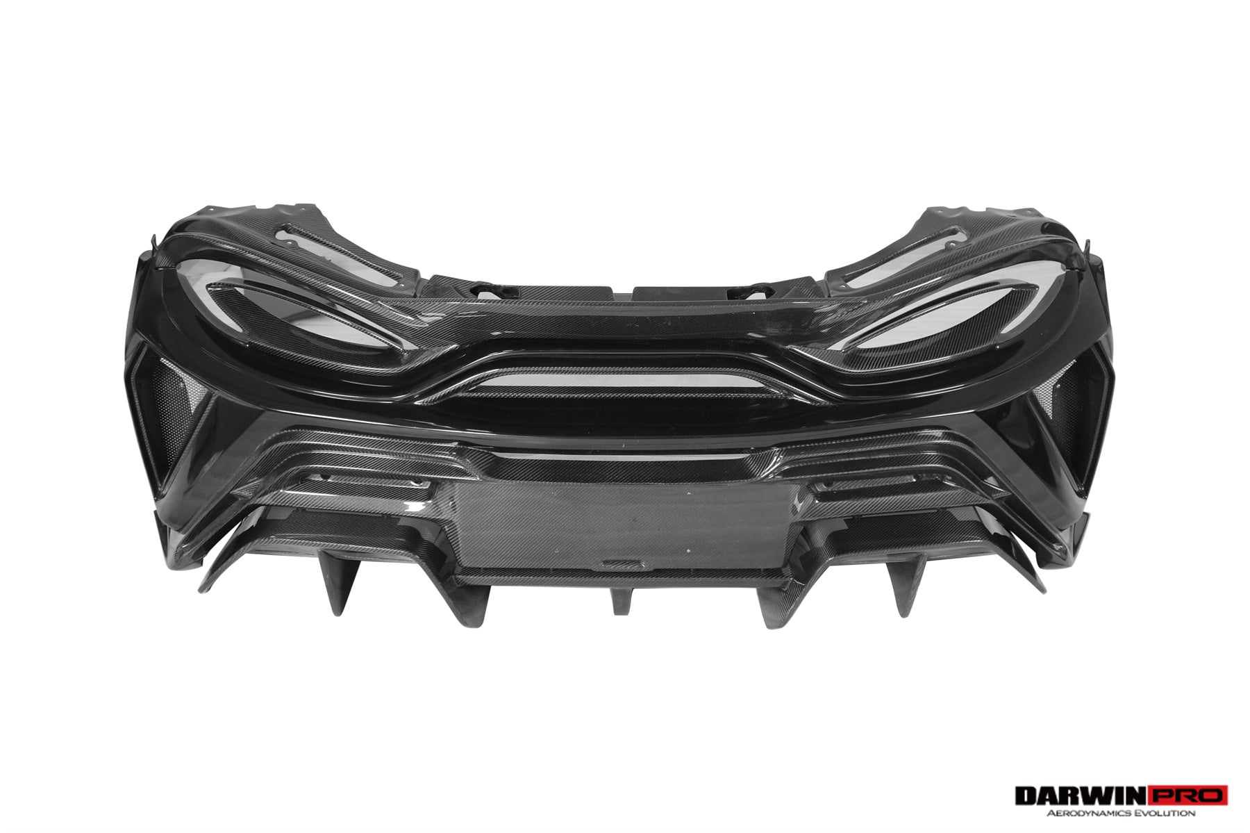 2018 - 2021 McLaren 600lt BKSS Style Partial Carbon Fiber Rear Bumper