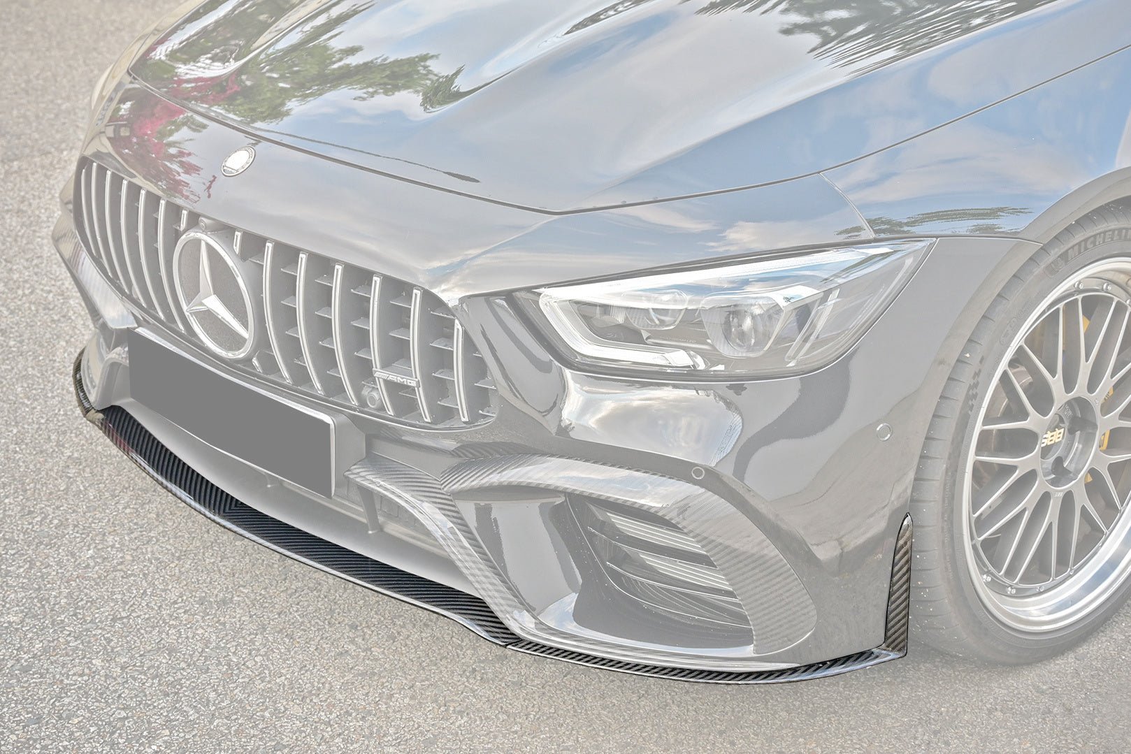 Mercedes Benz AMG GT63 S X290 4Door Coupe Carbon Fiber Front Lip 2019-2024
