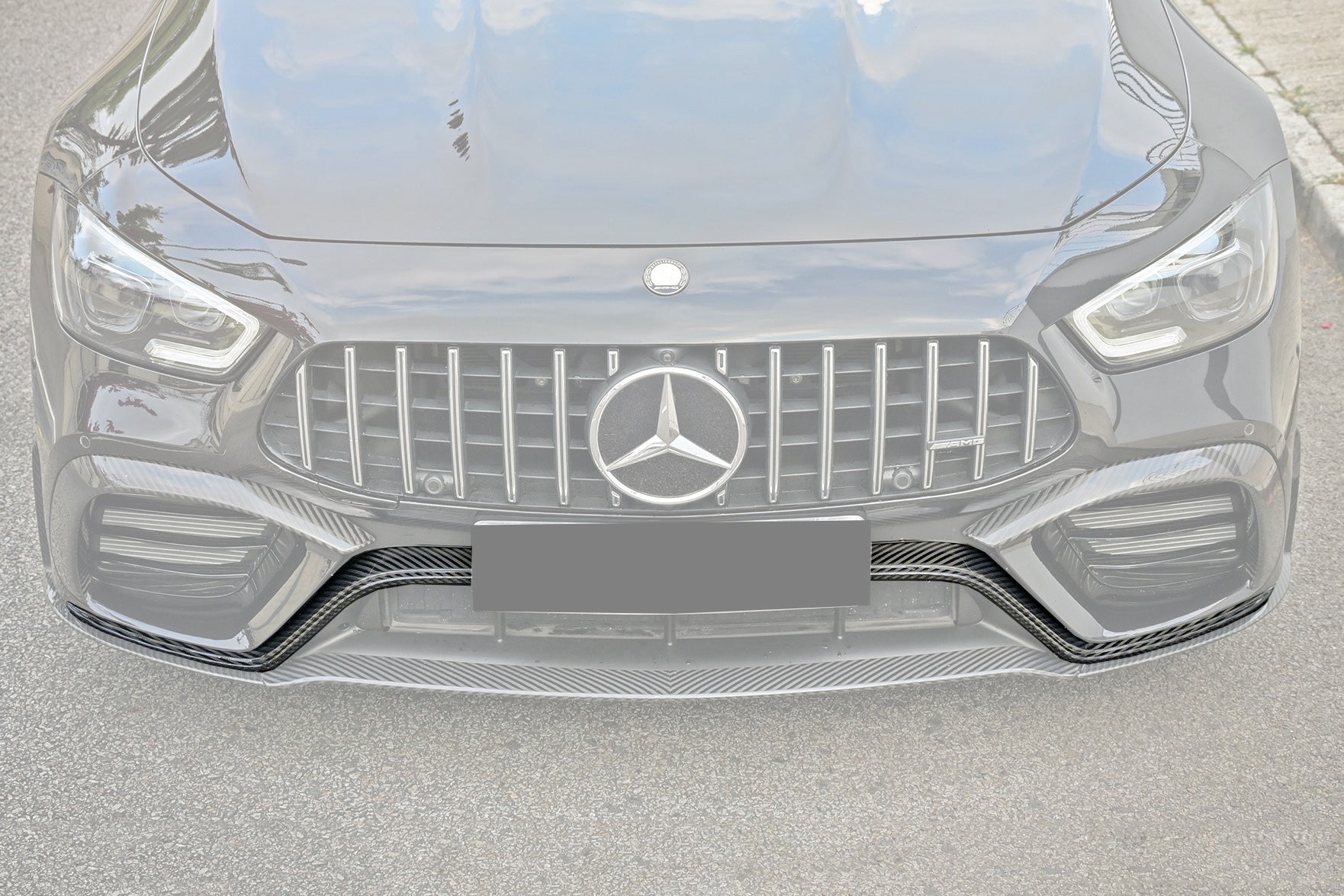 Mercedes Benz AMG GT63 S X290 4Door Coupe Carbon Fiber Middle Front Lip 2019-Up