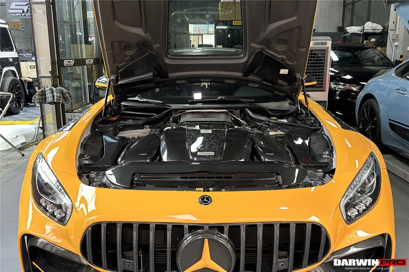 2015-2020 Mercedes Benz AMG GT & GTS Autoclave Carbon Fiber Radiator Cover Repalcement - DarwinPRO Aerodynamics