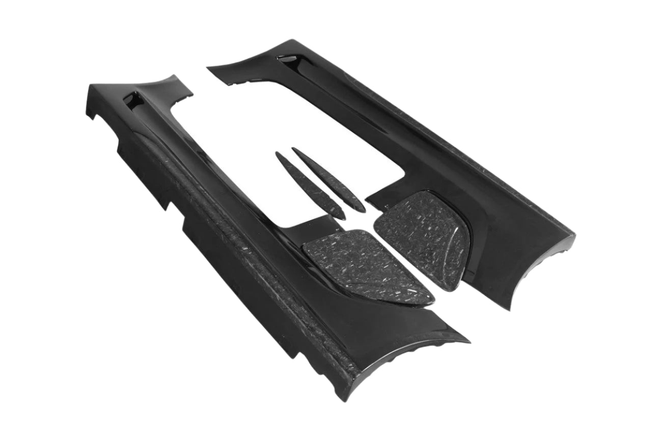 2010 - 2015 Mercedes Benz W197 SLS AMG BKSS Style Side Skirts & Fender
