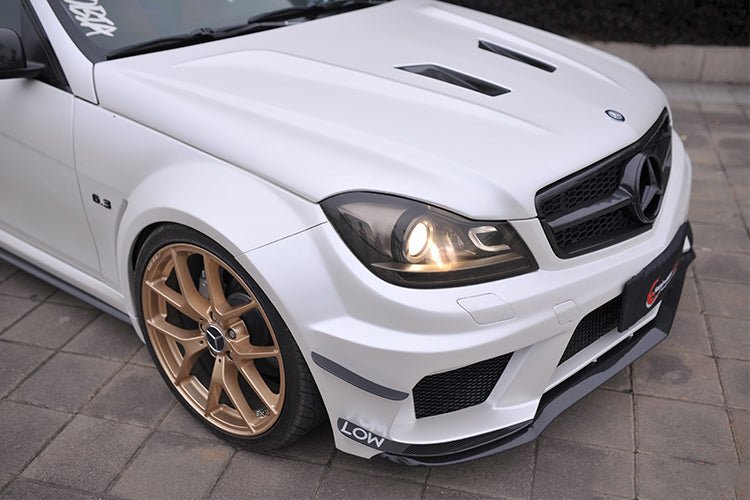 2012 - 2014 Mercedes Benz W204 C Class BKSS Style Hood (Not Fit AMG)
