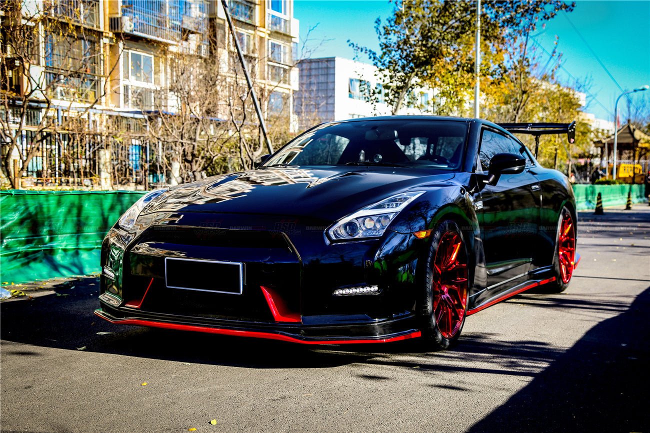 2008 - 2016 Nissan GTR R35 CBA DBA Ver15 NSM Style Part Carbon Fiber Full Body Kit