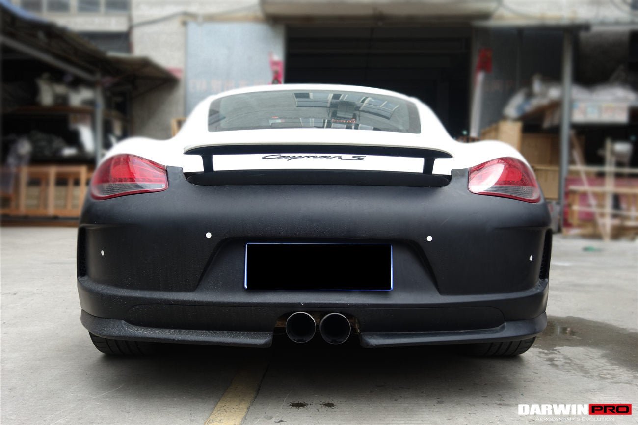 2009-2012 Porsche Cayman 987.2 GT3 Style Rear Bumper - DarwinPRO Aerodynamics