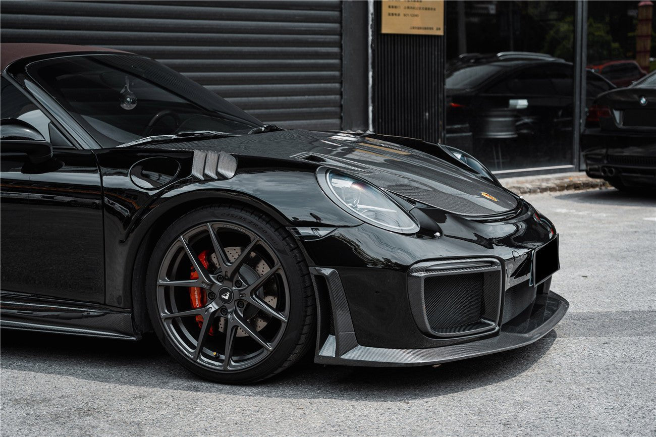 2012-2015 Porsche 911 991.1 Carrera S Targa 4 4S GT2RS Style Partial Carbon Fiber Fender - DarwinPRO Aerodynamics