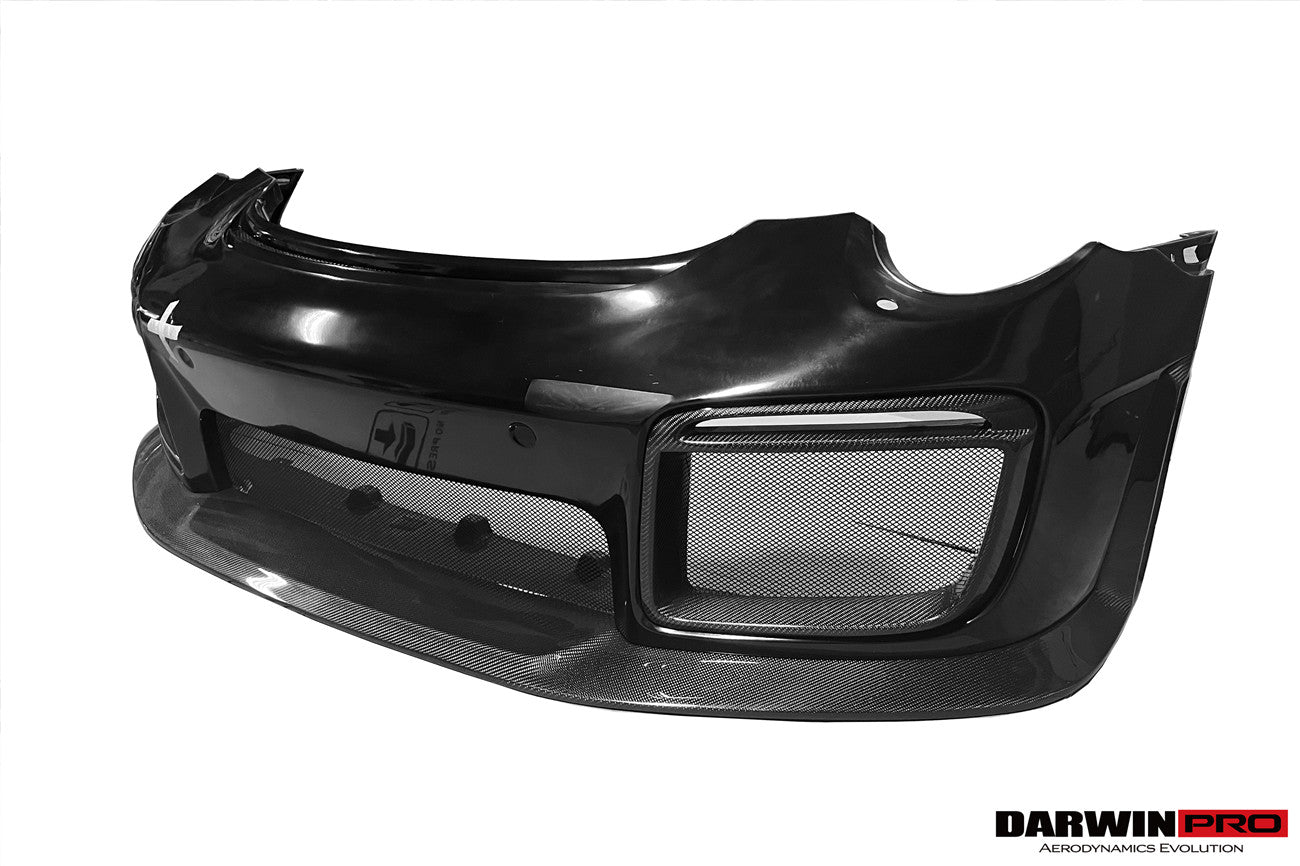 Porsche 911 991.2 Carrera Targa GT2RS Style Partial Carbon Fiber Front Bumper 2016-2019
