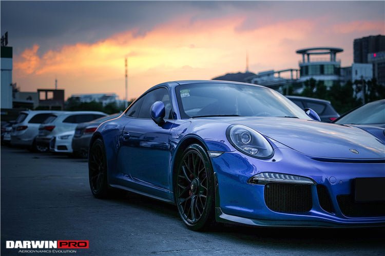 2012-2015 Porsche 911 991.1 2C | 4C GT3 Style Front Bumper (Fits Carrera, Targa S, 4, 4S) - DarwinPRO Aerodynamics