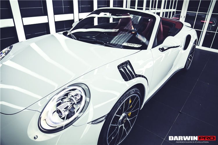 Porsche 911 991.2 Turbo S GT3RS Style Partial Carbon Fiber Fenders 2016-2019