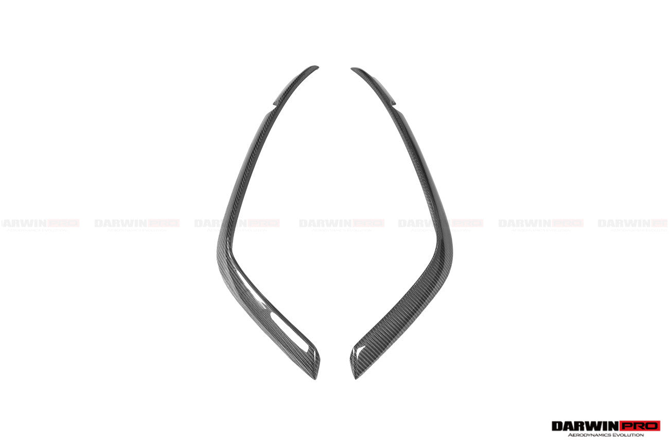 Porsche 911 992 SD Sport Design BKSSII Style Carbon Fiber Rear Bumper Vent Trims 2019-2024