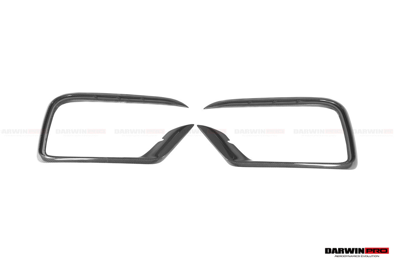 Porsche 911 992 SD Sport Design BKSSII Style Carbon Fiber Front Bumper Vent Trims 2019-2024