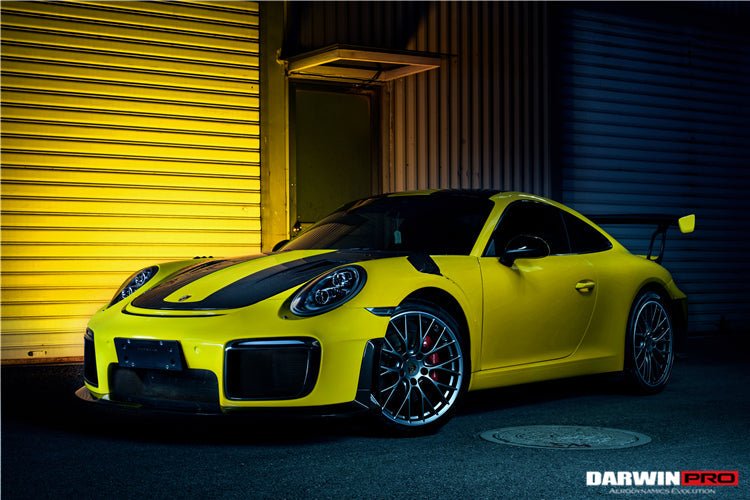 DarwinPRO 2013-2019 Porsche 911 991 Carrera & C2, C2S, C4, C4S, Targa & GT3 & Turbo GT2RS-Style Carbon Fiber Hood - DarwinPRO Aerodynamics