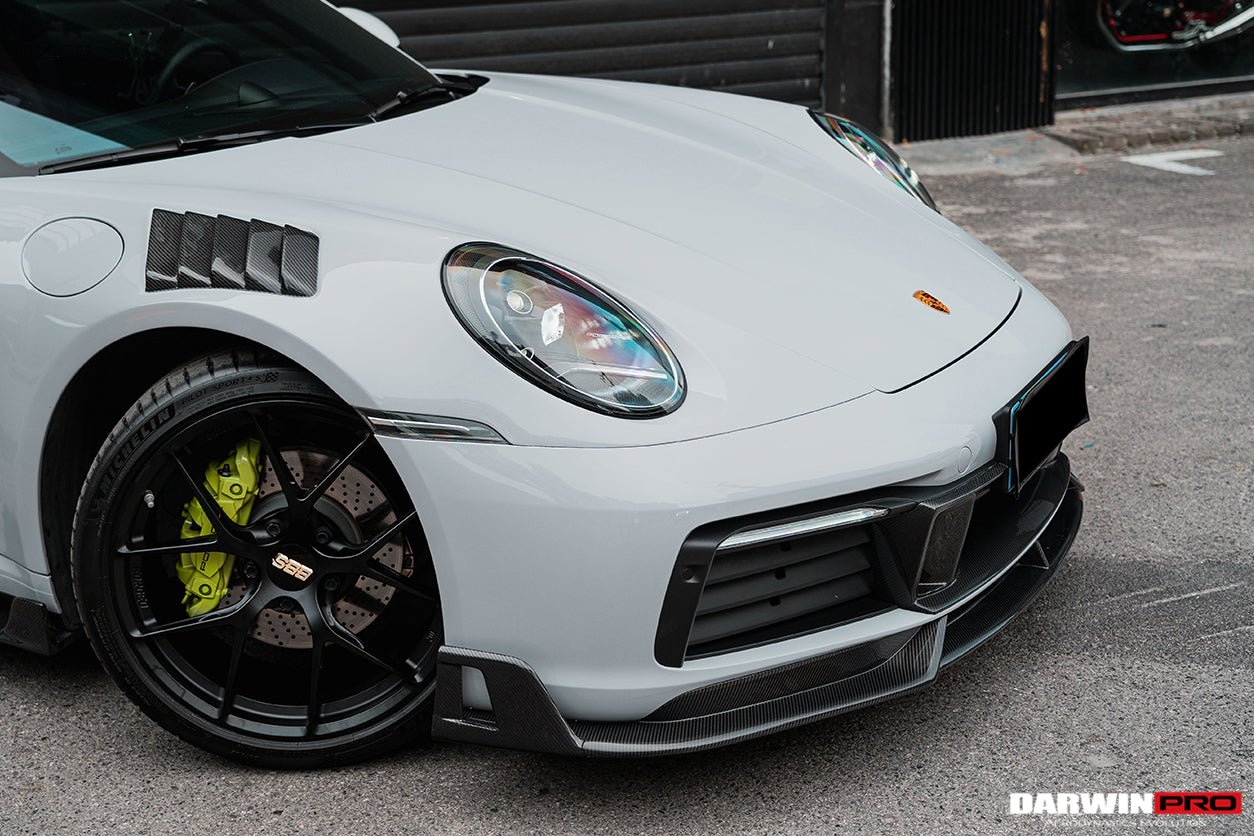 DarwinPRO 2019-2024 Porsche 911 992 Carrera S & 4 & 4S & Targa & Cabriolet BKSS Style Front Fender - DarwinPRO Aerodynamics